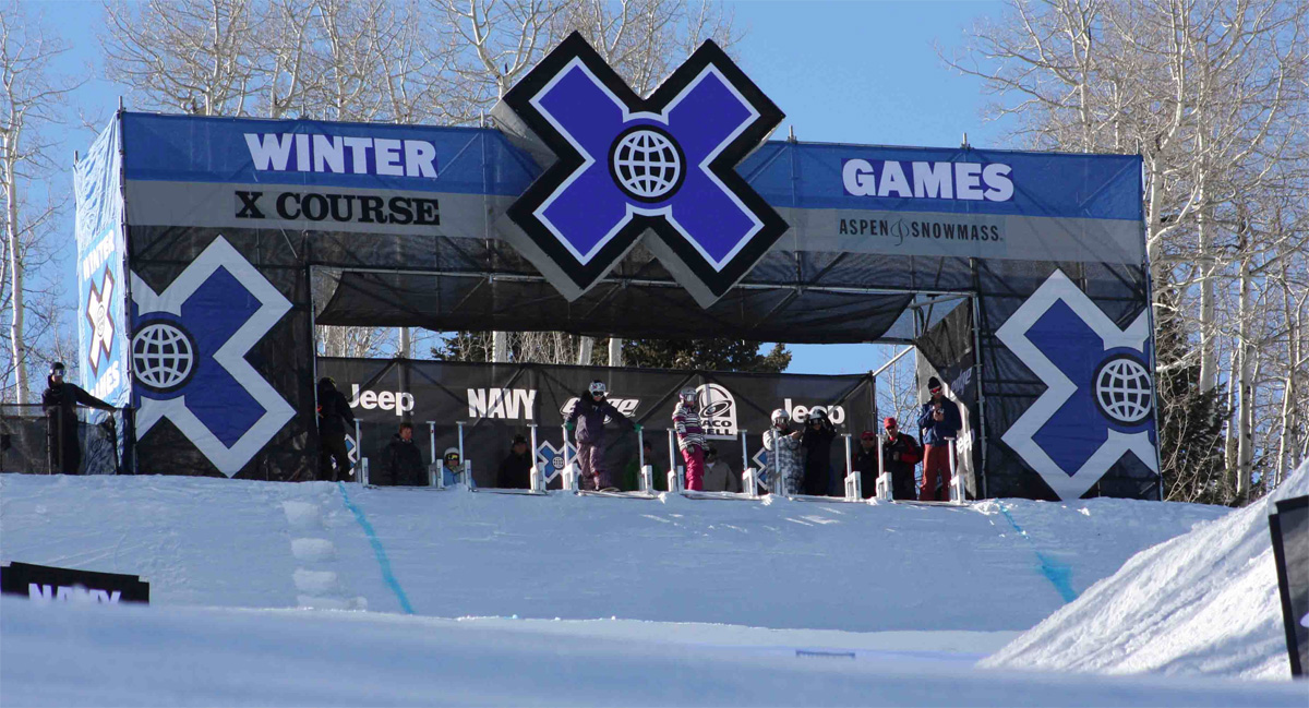 Downhill Ski Course at X Games Aspen