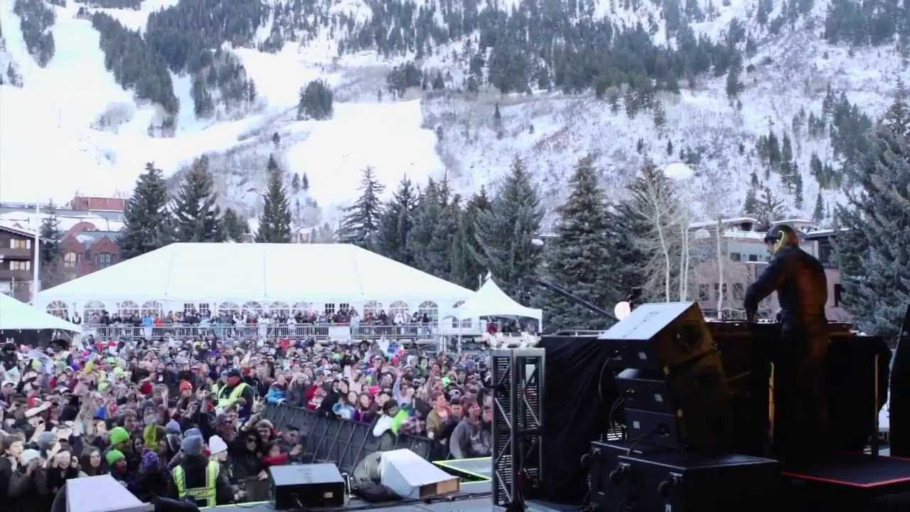 Outdoor Concert in Aspen at the Winter X Games