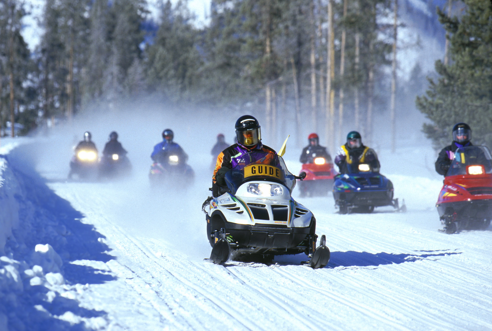 Snowmobile Tours in Aspen, CO at Snowmass