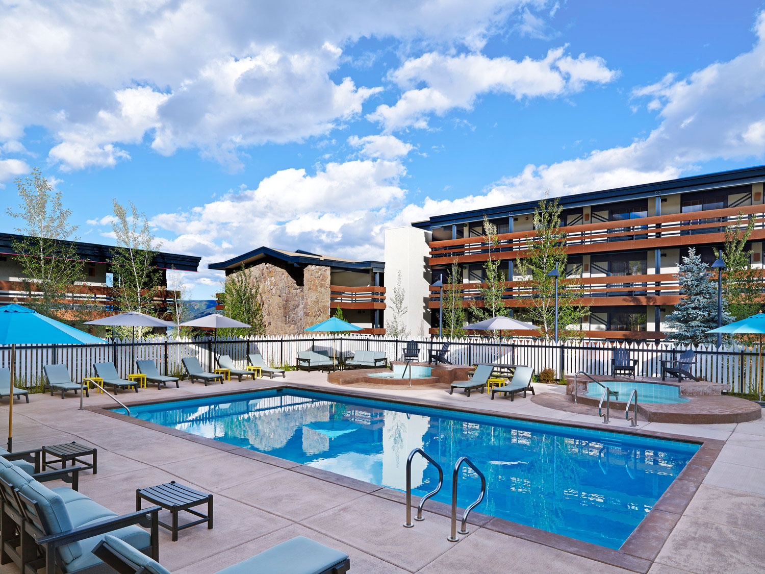 Swimming Pool & Spa at Wildwood Resort in Aspen, CO